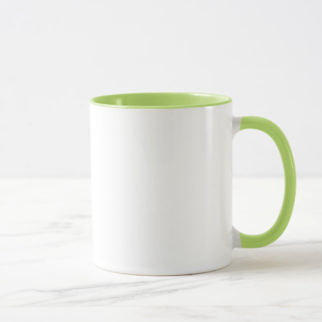 Red Doodle Love Coffee Mug (Right)