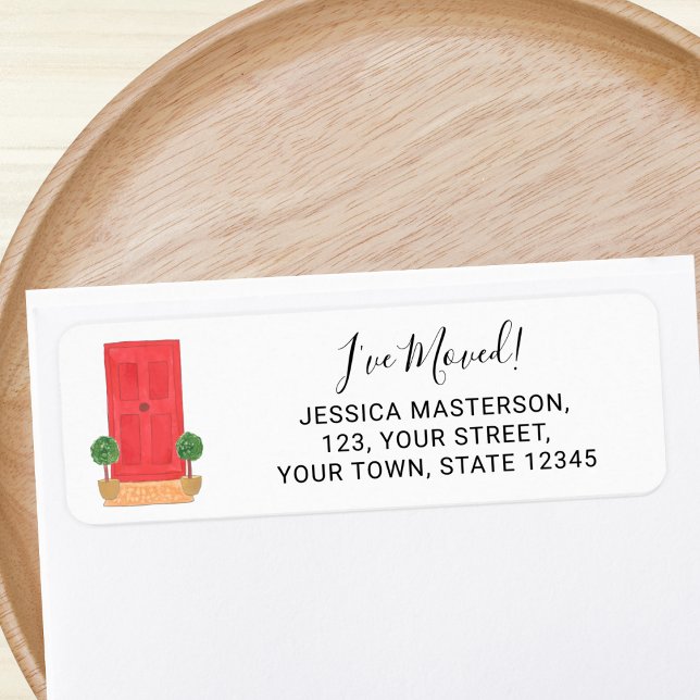 Red Door I've Moved Return Address (Creator Uploaded)