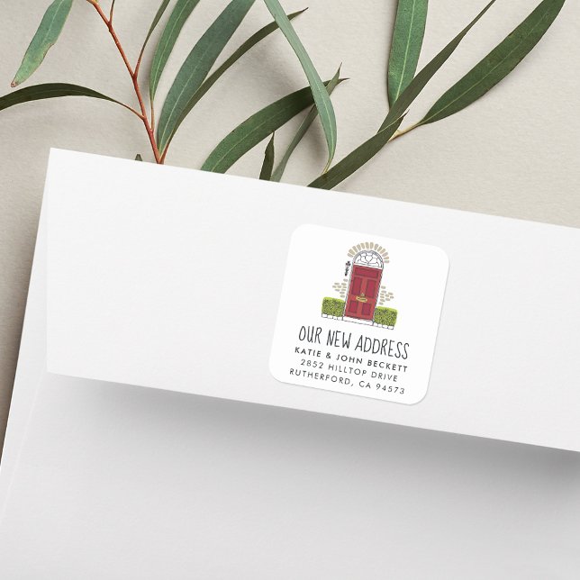 Red Door Moving Announcement Stickers (Creator Uploaded)