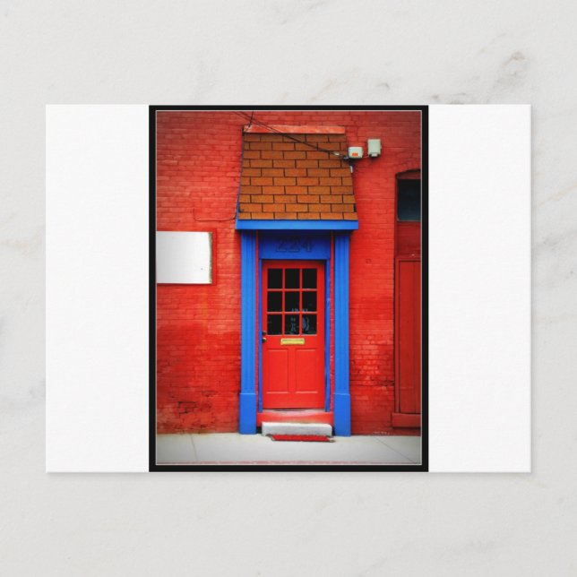 Red Door Postcard (Front)