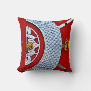 Red Door Throw Pillow
