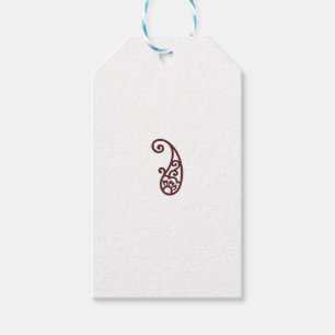 Red dot gift tags