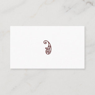 Red dot place card