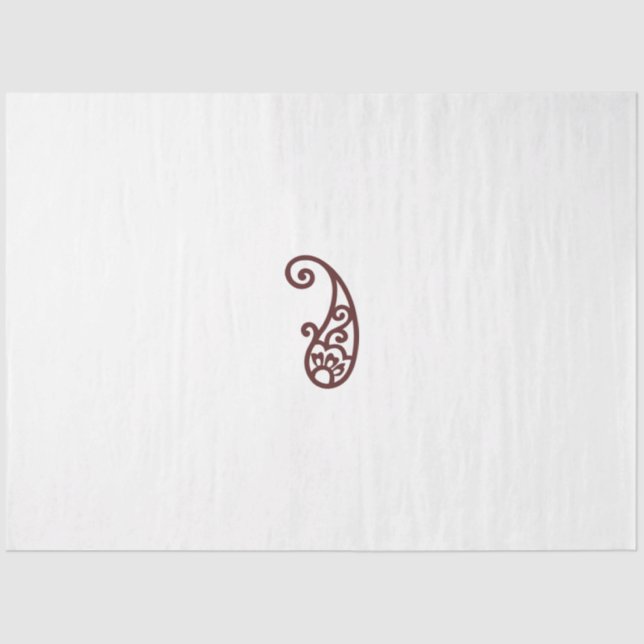 Red dot tissue paper (Front)