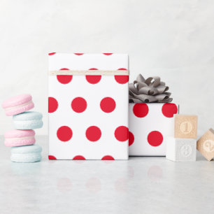 Red Dot  Wrapping Paper