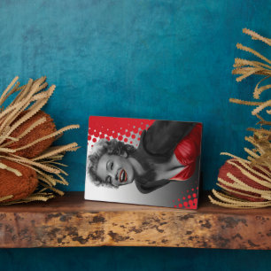 Red Dots Marilyn Plaque