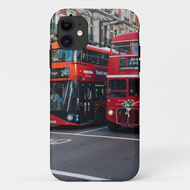 Red Double Decker Buses Case-Mate iPhone Case (Back)