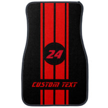Red Double Race Stripes | Personalize