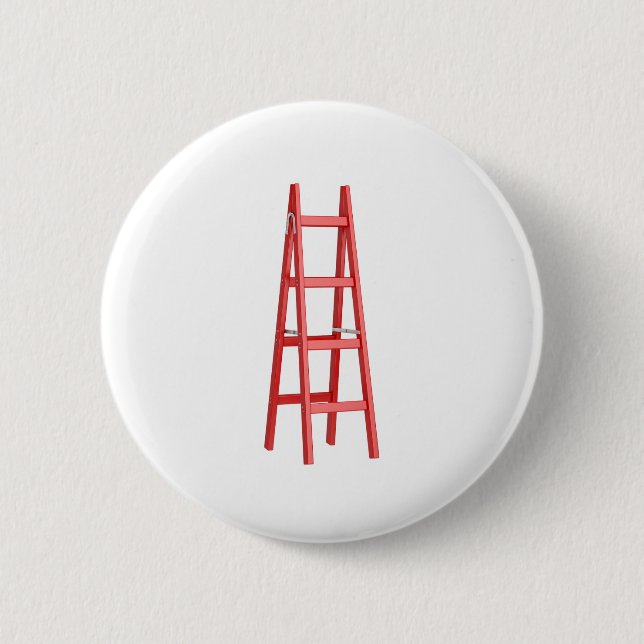 Red double sided ladder 2 inch round button (Front)
