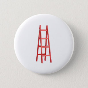 Red double sided ladder 2 inch round button