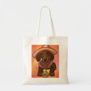 Red Doxie Tote Bag