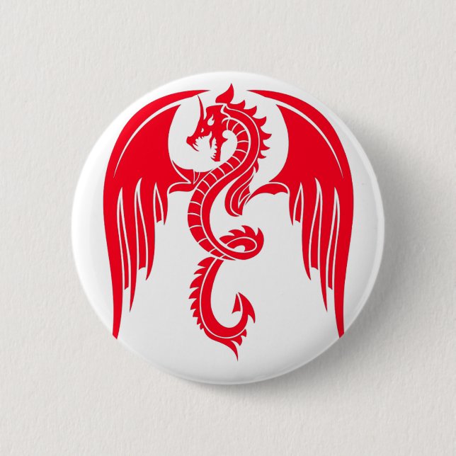 Red Dragaon Red Dragon 2 Inch Round Button (Front)