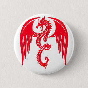Red Dragaon Red Dragon 2 Inch Round Button