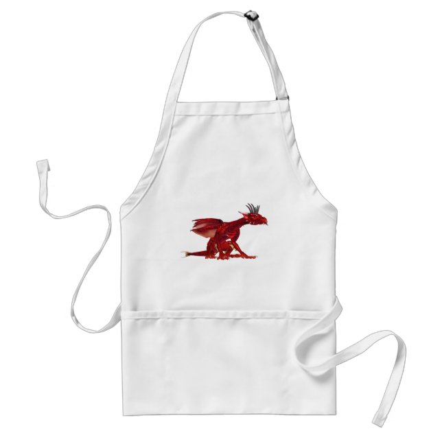 Red Dragon  Apron (Front)
