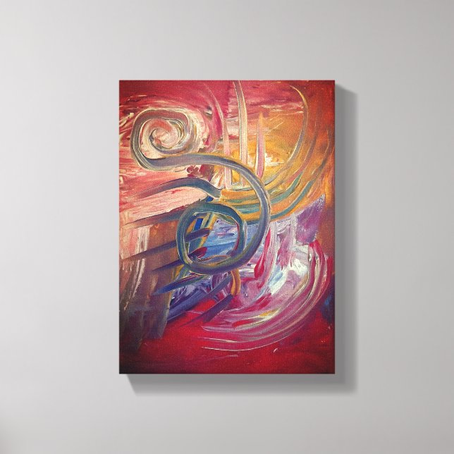 Red Dragon Canvas Print (Front)