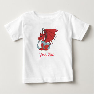Red Dragon Cartoon  Baby T-Shirt