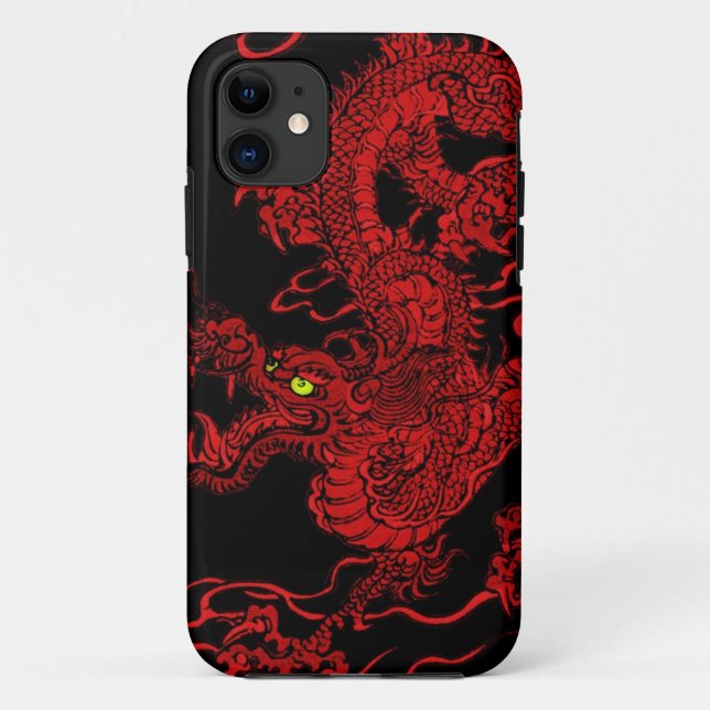 Red Dragon Case-Mate iPhone Case (Back)