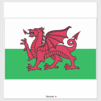 Red Dragon Celtic Flag of Wales & Welsh