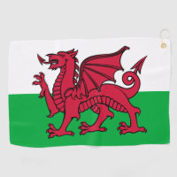 Red Dragon Celtic Flag of Wales & Welsh