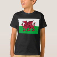 Red Dragon Celtic Flag of Wales & Welsh