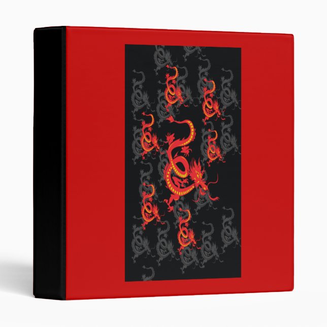 Red Dragon/Chinese New Year Binder (Front/Spine)