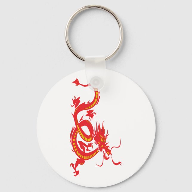 Red Dragon/Chinese New Year Keychain (Front)