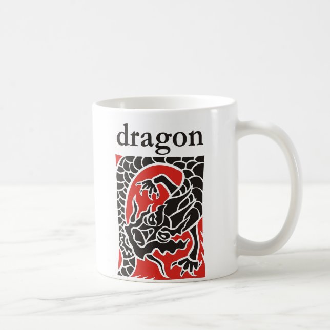 Red Dragon Classic Mug (Right)