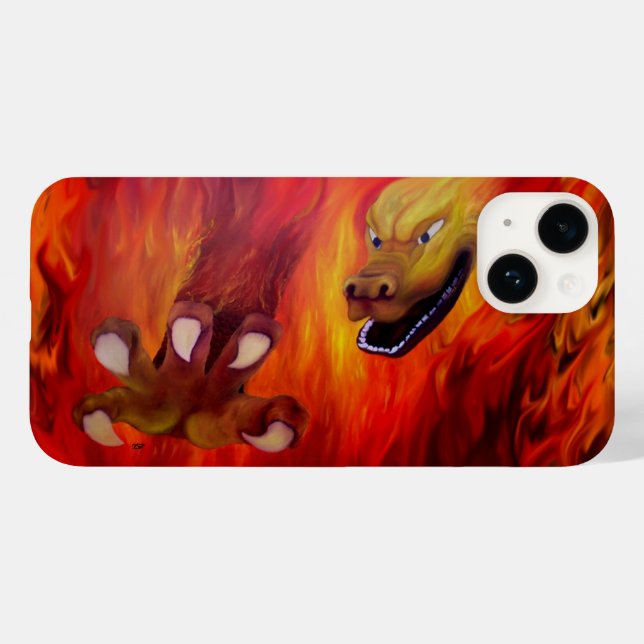 Red Dragon Claw Case-Mate iPhone Case (Back (Horizontal))