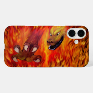 Red Dragon Claw iPhone 16 Plus Case