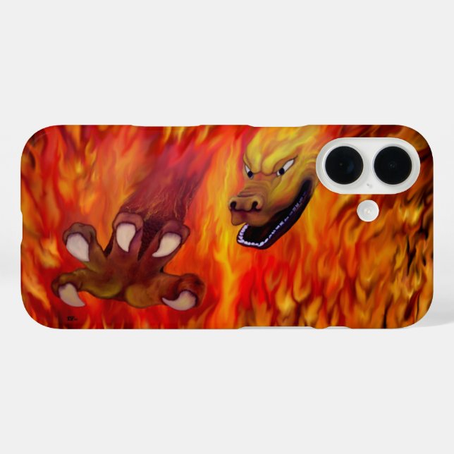 Red Dragon Claw Case-Mate iPhone Case (Back (Horizontal))