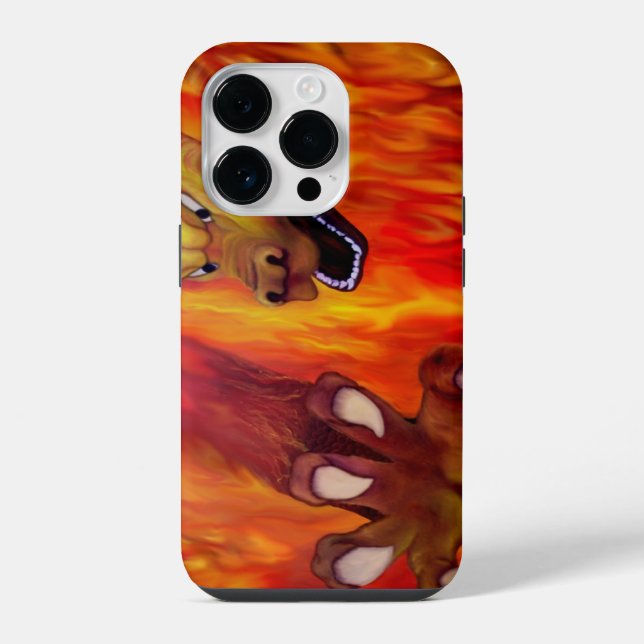 Red Dragon Claw iPhone Case (Back)