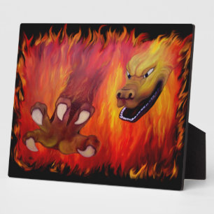 Red Dragon Claw Plaque