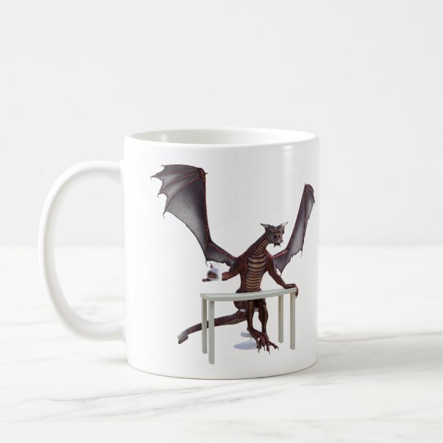 Red Dragon Coffee Mug (Left)