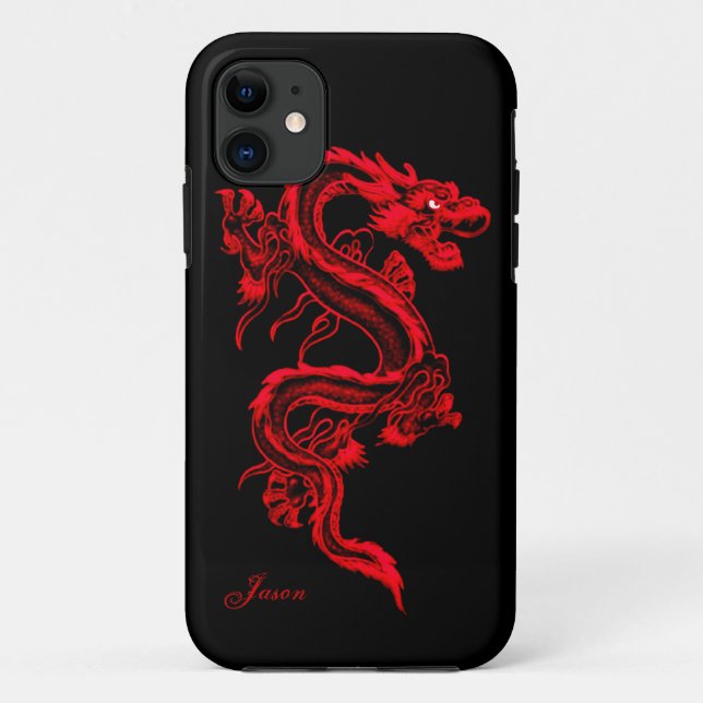 Red Dragon Custom iPhone 5 Case (Back)