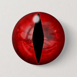 Red Dragon Eye 2 Inch Round Button
