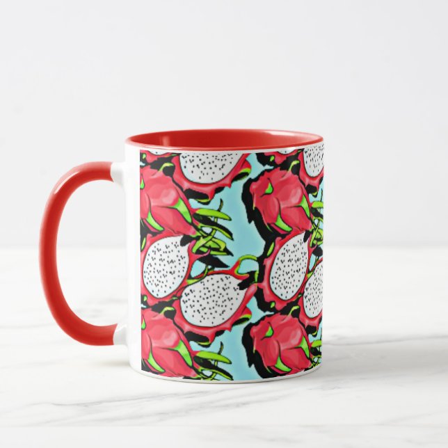 red dragon fruit mug (Left)