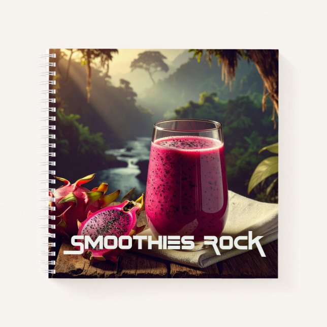 RED DRAGON FRUIT (Venus Pitahaya) - EXOTIC FRUITS Notebook (Front)