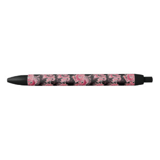 Red Dragon Galaxy Black Ink Pen