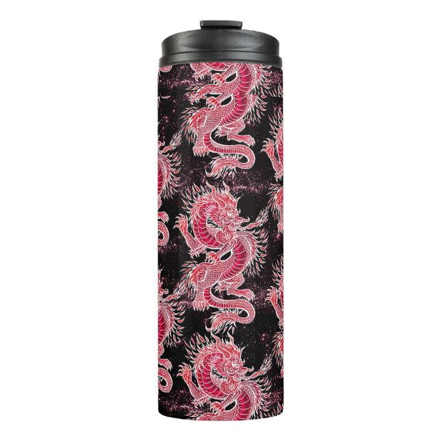 Red Dragon Galaxy Thermal Tumbler (Front)