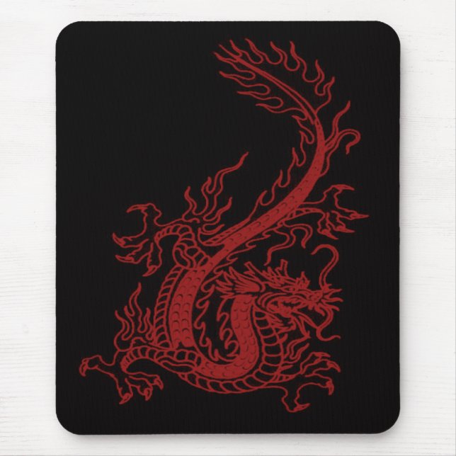 Red Dragon Glaurung Mouse Pad (Front)
