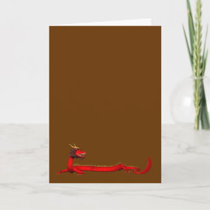 Red Dragon Holiday Card