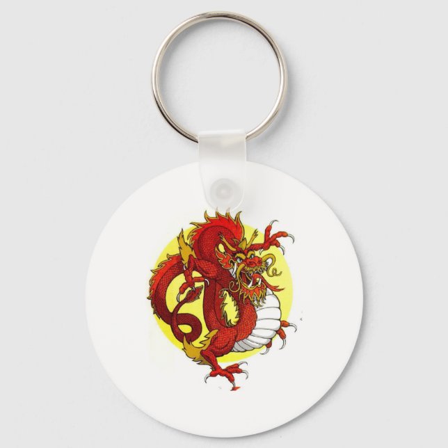 RED DRAGON KEYCHAIN (Front)