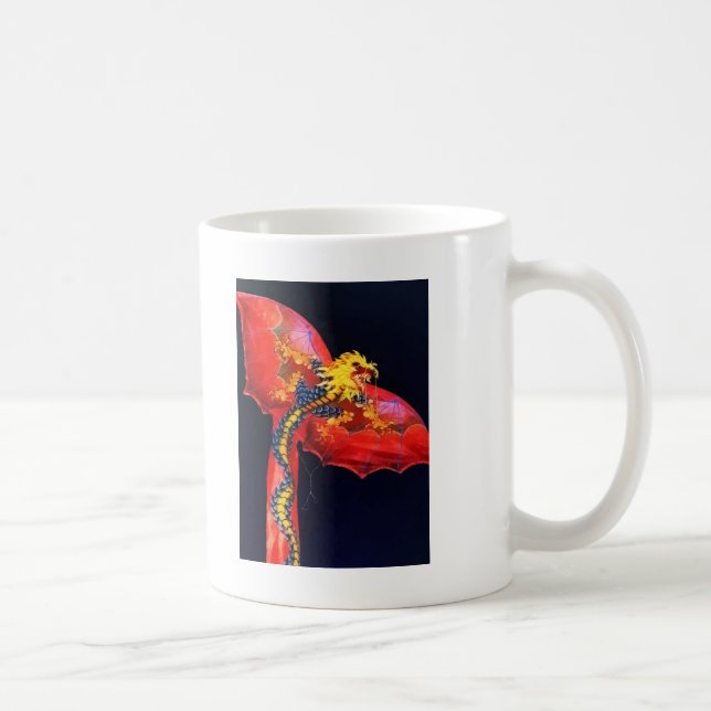 Red Dragon Kite Coffee Mug (Right)
