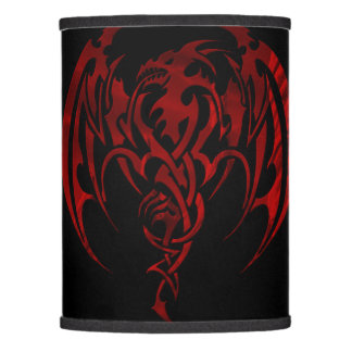 Red Dragon Lamp Shade