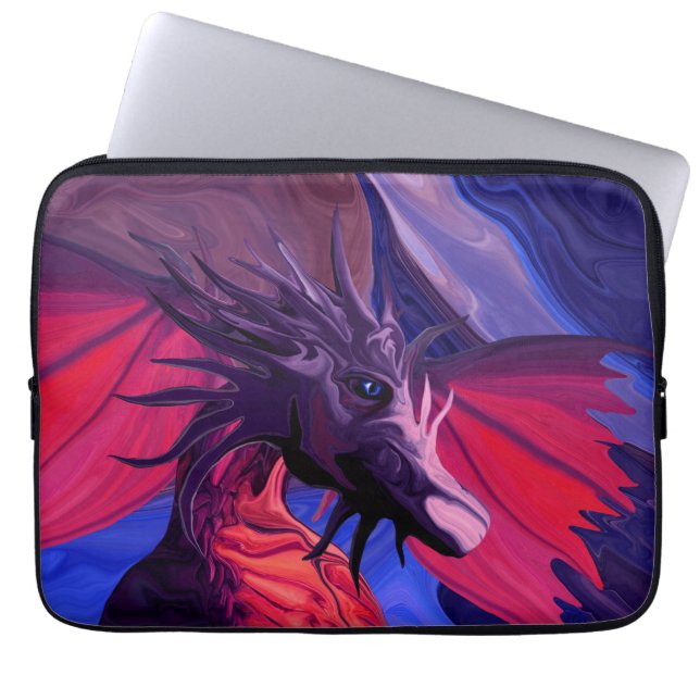 Red Dragon Laptop Sleeve (Front)