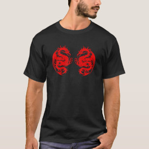 Red Dragon Men Women T-Shirt