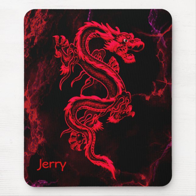Red Dragon Mousepad (Front)