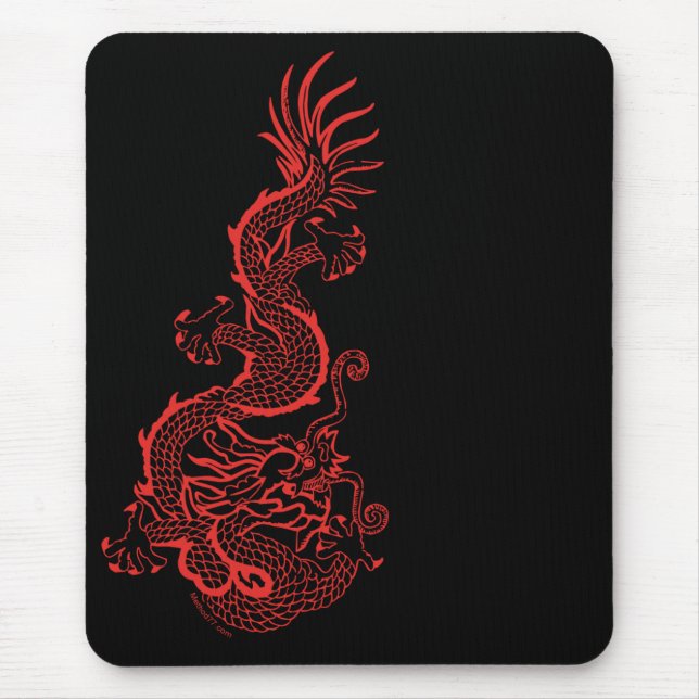 Red Dragon Mousepad (Front)