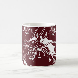 Red Dragon Mythical Creature Cool Fantasy Design Coffee Mug