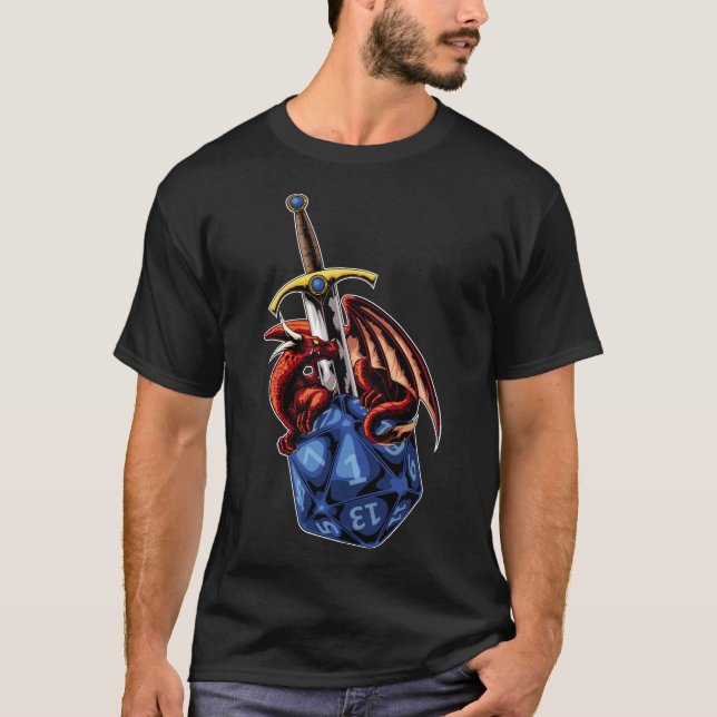 Red Dragon of the Sword T-Shirt (Front)